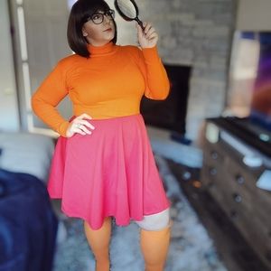 Plus size custom Velma costume